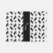 Personalisiertes weißes fleecedecke (Vorderseite (Horizontal))