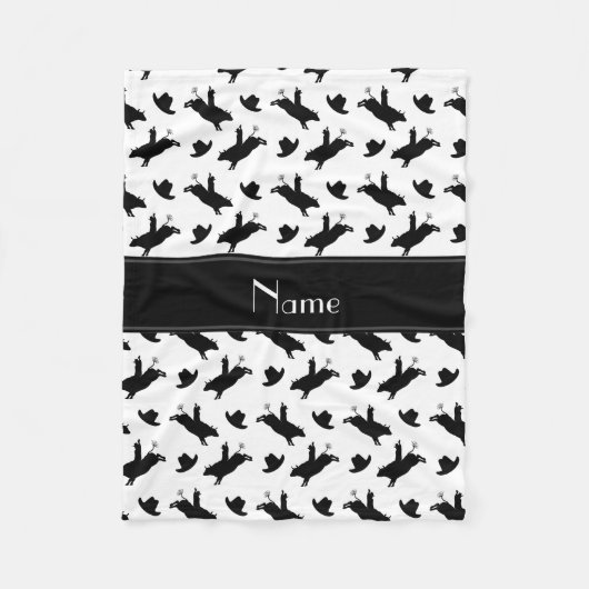 Personalisiertes weißes fleecedecke (Vorderseite)