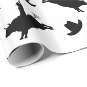 Personalisiertes weißes geschenkpapier (Rolleneckpunkt)