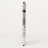 Personalisiertes weißes Marmor 4 FotoCollage Case-Mate iPhone Hülle (Hinten/Rechts)