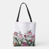 Personalisiertes weißes Tote - Muster Tasche (Rückseite)