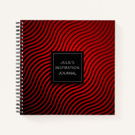 Personalisiertes Wellenblatt Notizblock