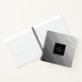 Personalisiertes Wellenblatt Notizblock (Innenseite)