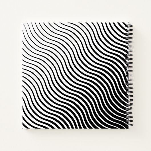 Personalisiertes Wellenblatt Notizblock (Rückseite)