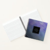 Personalisiertes Wellenblatt Notizblock (Innenseite)