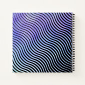 Personalisiertes Wellenblatt Notizblock (Rückseite)