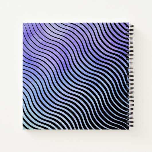 Personalisiertes Wellenblatt Notizblock (Rückseite)