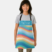 Personalisiertes Wellenmuster Schürze (Insitu)