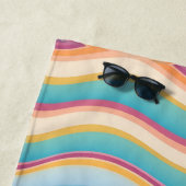 Personalisiertes Wellenmuster Strandtuch (Beispiel)