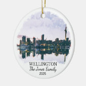 Personalisiertes Wellington-Ornament, neuseeländis Keramik Ornament (Links)