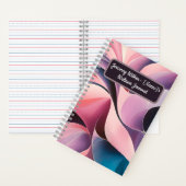 Personalisiertes Wellness-Journal - "Reise innerha Notizblock (Innen)