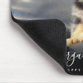 Personalisiertes Welpe-Foto Mousepad (Ecke)