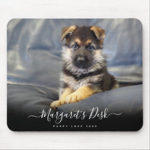 Personalisiertes Welpe-Foto Mousepad