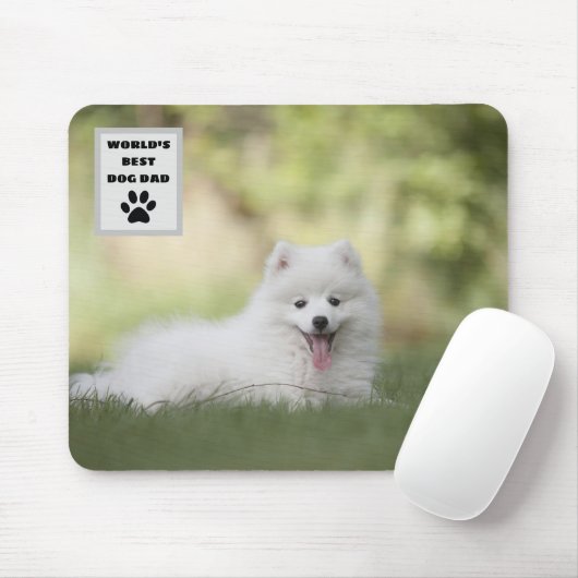 Personalisiertes, weltweit bester Hund-Vater-Custo Mousepad (Mit Mouse)