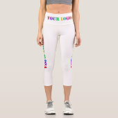 Personalisiertes Werbegeschäft für kundenspezifisc Capri Leggings (Vorderseite)