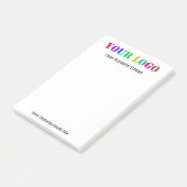 Personalisiertes Werbegeschäft für kundenspezifisc Post-it Klebezettel (angewinkelt)