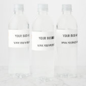 Personalisiertes Werbegeschäft für kundenspezifisc Wasserflaschenetikett (Flaschen)