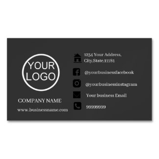 Personalisiertes Werbegeschenk für Visitenkarten Magnetische Visitenkarte