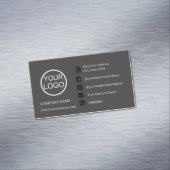 Personalisiertes Werbegeschenk für Visitenkarten Magnetische Visitenkarte (Beispiel)