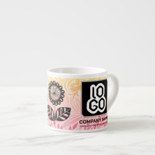 Personalisiertes Werbelogo für Unternehmen Espressotasse