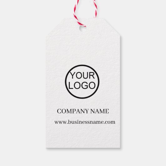 Personalisiertes Werbelogo für Unternehmen Geschenkanhänger (Rückseite)