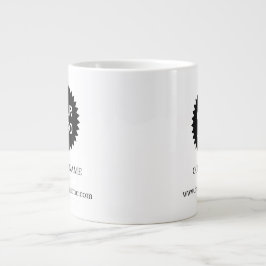 Personalisiertes Werbelogo für Unternehmen Jumbo-Tasse
