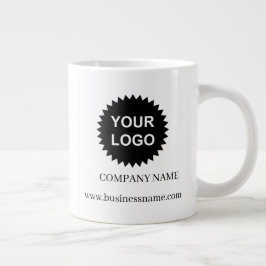 Personalisiertes Werbelogo für Unternehmen Jumbo-Tasse