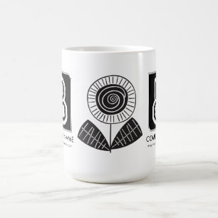 Personalisiertes Werbelogo für Unternehmen Kaffeetasse