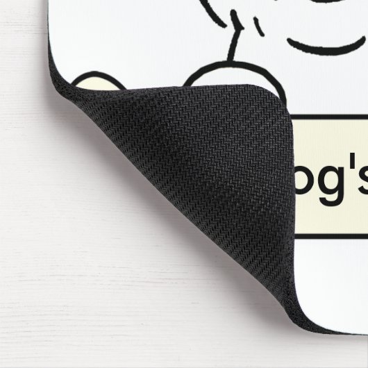 Personalisiertes Westie Mousepad (Ecke)