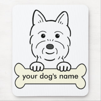 Personalisiertes Westie Mousepad