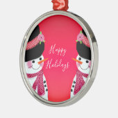 Personalisiertes Whimsical Snowman Tree Ornament (Links)