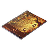 Personalisiertes Whimsisches Goldenes Waldland Notizblock (Linke Seite)