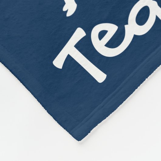 Personalisiertes Whippet-Hund-Blanket-Navy Fleecedecke (Ecke)