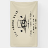 Personalisiertes Whiskey-Wochenende-Junggesellenab Banner (Vertikal)