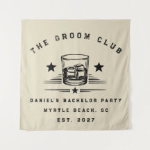 Personalisiertes Whiskey-Wochenende-Junggesellenab