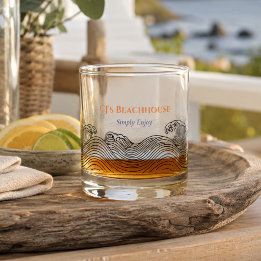 Personalisiertes Whiskeyglas im Stil eines Strandh Whiskyglas