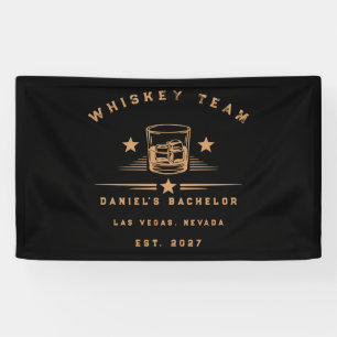 Personalisiertes Whisky-Themen-Wochenende-Junggese Banner