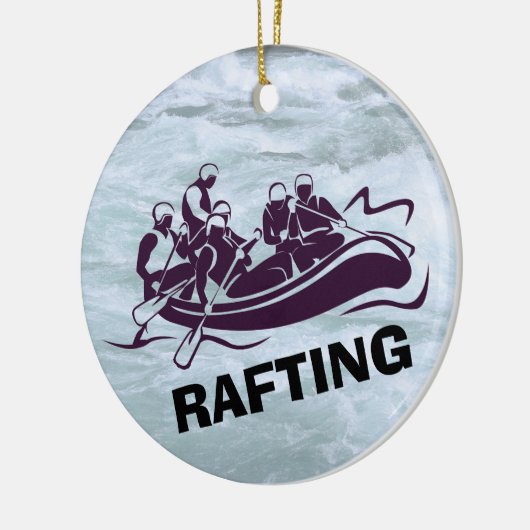 Personalisiertes White Water Rafting Ornament (Links)