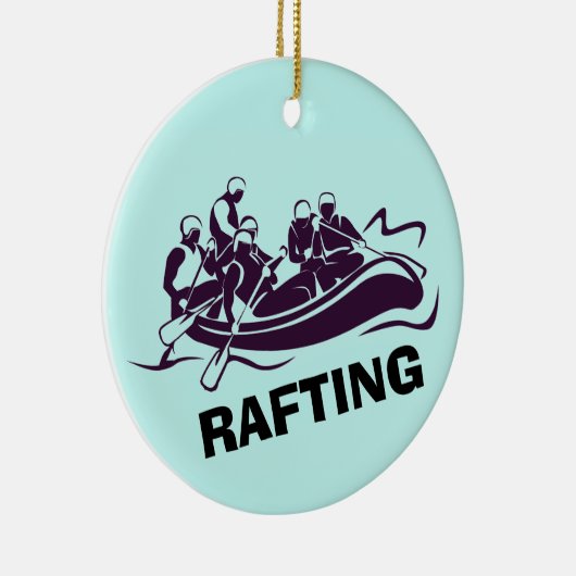 Personalisiertes White Water Rafting Ornament (Rechts)