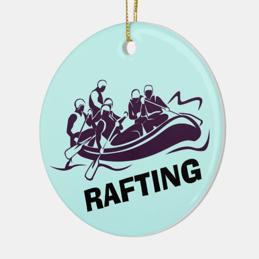 Personalisiertes White Water Rafting Ornament (Links)