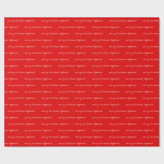 Personalisiertes Whiteboard Geschenkpapier (Flach)