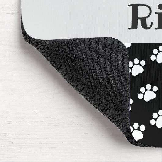 Personalisiertes Whitepaper Mousepad (Ecke)