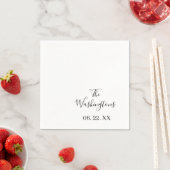 Personalisiertes Whitepaper Napkin Serviette (Beispiel)