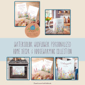 Personalisiertes Wildblume Fleecedecke