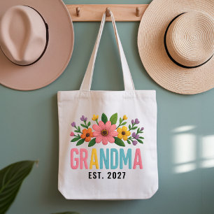 Personalisiertes Wildblumen-Tasche-Geschenk für di Tragetasche