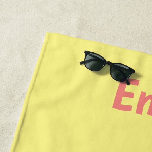 Personalisiertes Wildkinderpferd Strandtuch (Beispiel)