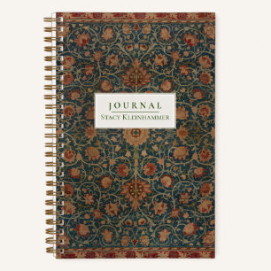 Personalisiertes William Morris "Holland Park" Jou Notizblock