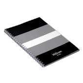 Personalisiertes William Notes Spiral Notizbuch Jo Notizblock (Rechte Seite)