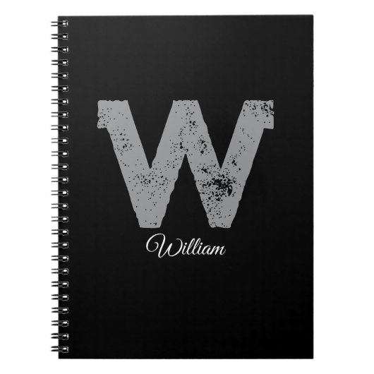 Personalisiertes William W Spiralblock Journal Notizblock (Vorderseite)
