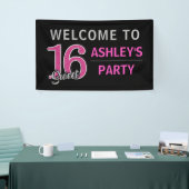 Personalisiertes Willkommen des Bonbon-16 heißen Banner (Messeveranstaltung)